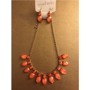 NEW Charming Charlie Earring and Necklace set